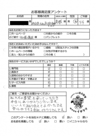 【アンケート画像】お一人暮らしだったお兄様の遺品整理　島根県　M様　55歳