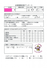 【アンケート画像】お一人暮らしだったお兄様の遺品整理　三重県　T様　65歳